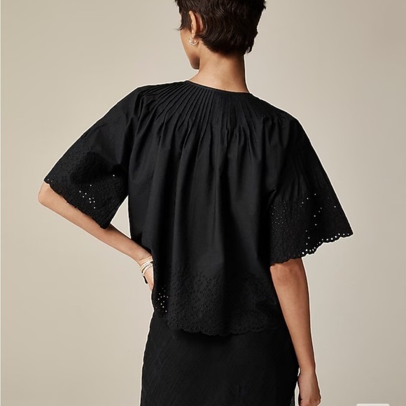 J crew Jolie top in eyelet cotton poplin - Picture 3 of 5